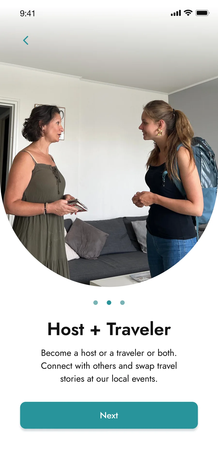 Onboarding: Host + Traveler